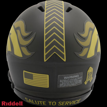 Denver Broncos NFL Riddell Salute To Service 2025 Mini Helmet