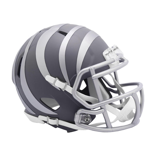 Cincinnati Bengals SLATE Mini Football Helmet Riddell NFL