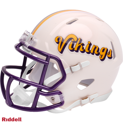 Minnesota Vikings Retro Speed Mini Football Helmet
