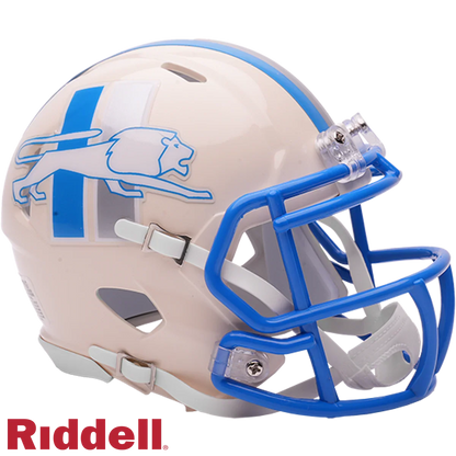 Detroit Lions Retro Speed Mini Football Helmet