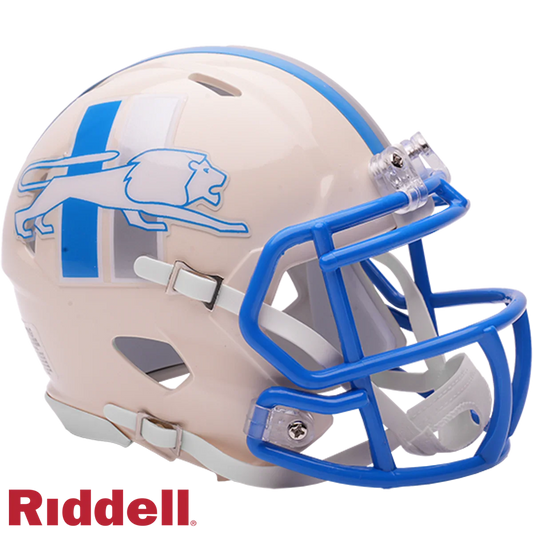 Detroit Lions Retro Speed Mini Football Helmet