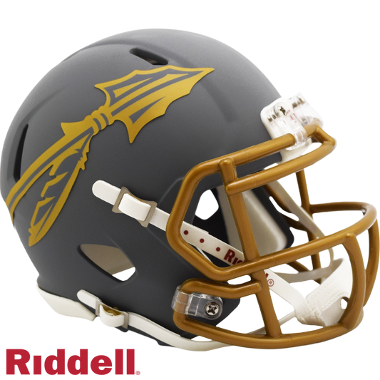 Florida St. Seminoles Slate Mini Football Helmet