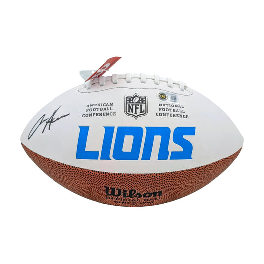 Aidan Hutchinson Signed Detroit Lions Wilson Logo Football - Beckett