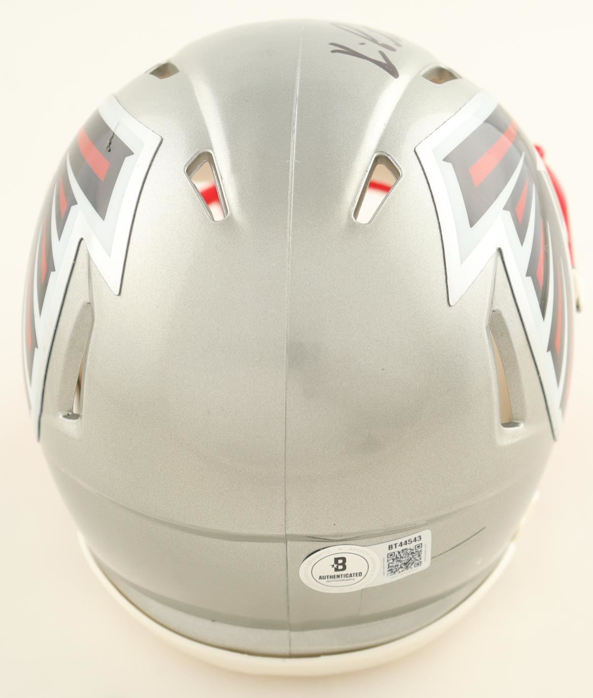 Kyle Pitts Signed Authentic Atlanta Falcons Flash Mini NFL