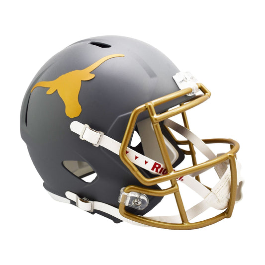Texas Longhorns SLATE Full Size Replica Football Helmet NCAA