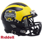 Michigan Wolverines National Champs Speed Mini Helmet