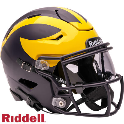 Michigan Wolverines Primary Speed Midi Speedflex Football Helmet
