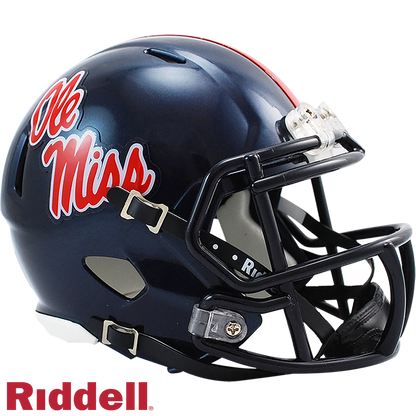 Mississippi Rebels Primary Speed Mini Football Helmet