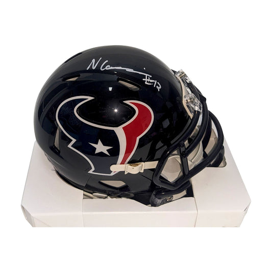 Nico Collins Autographed Texans Speed Mini Helmet - JSA Authentication