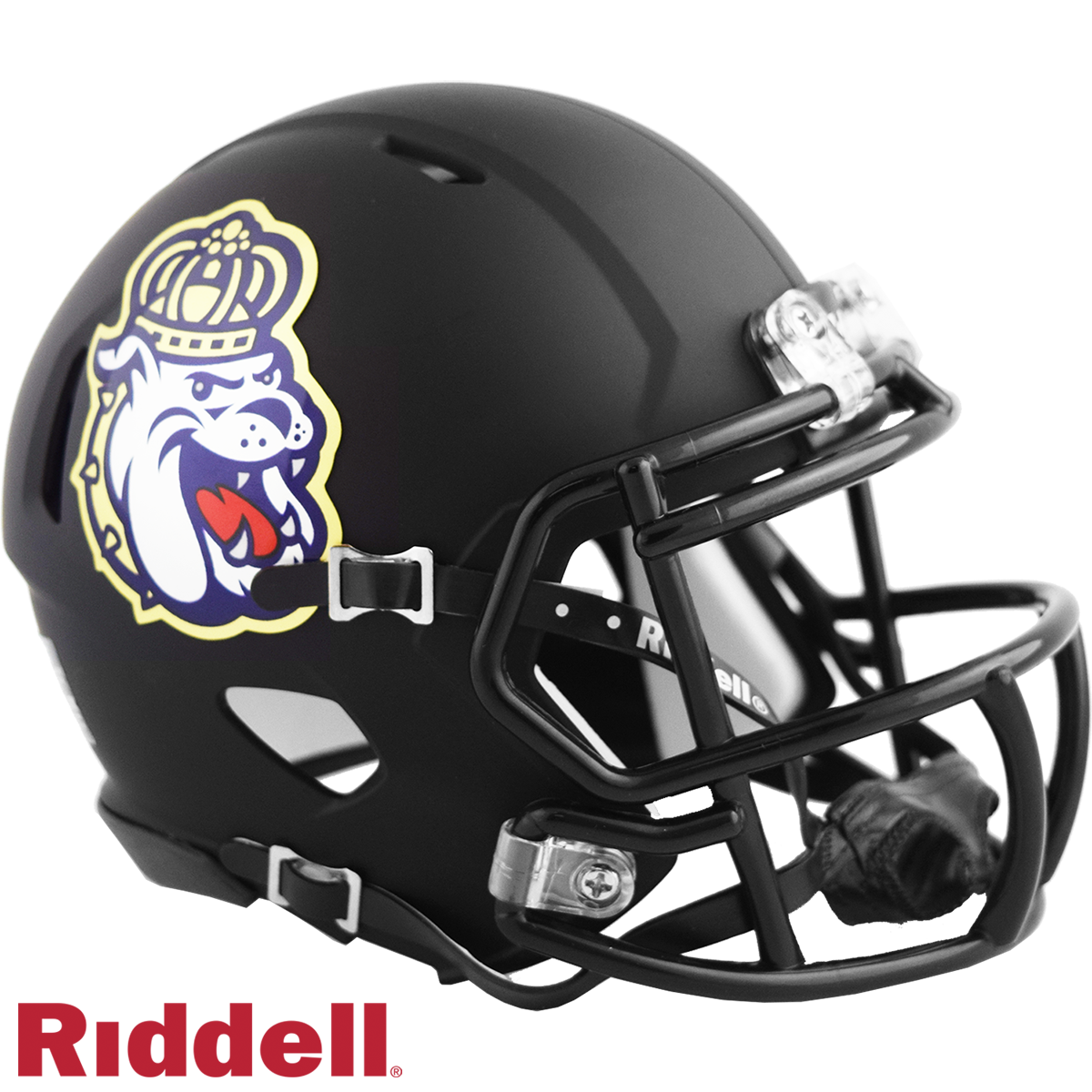 James Madison Dukes Black Mini Football Helmet