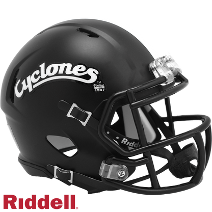 Iowa State Cyclones Satin Black Mini Football Helmet