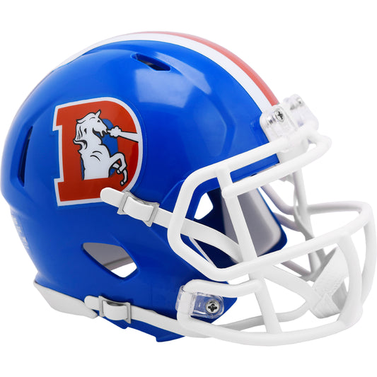 Broncos T/B (75-96) (Blue D) Mini Football Helmet #8057827