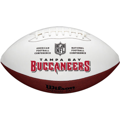 Tampa Bay Buccaneers Wilson Embroidered Logo Autograph Edition Football