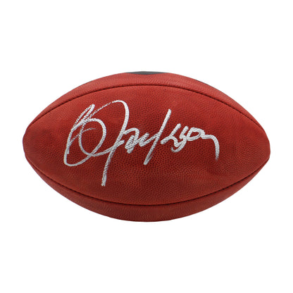 Bo Jackson Signed Authentic Wilson Raiders Metallic Football NFL