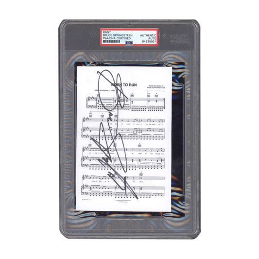Bruce Springsteen Signed Born To Run PSA/DNA Certified Authentic Auto
