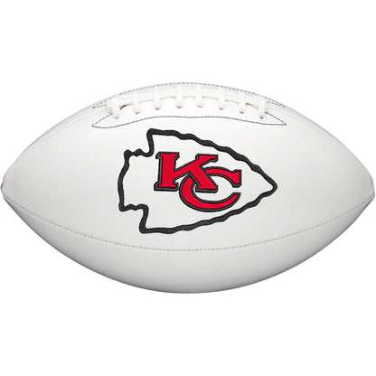 Kansas City Chiefs Embroidered Logo Signature Series Full Size Football