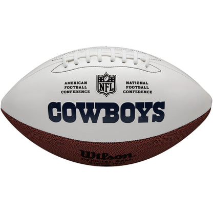 Dallas Cowboys Embroidered Logo Signature Series Full Size Football