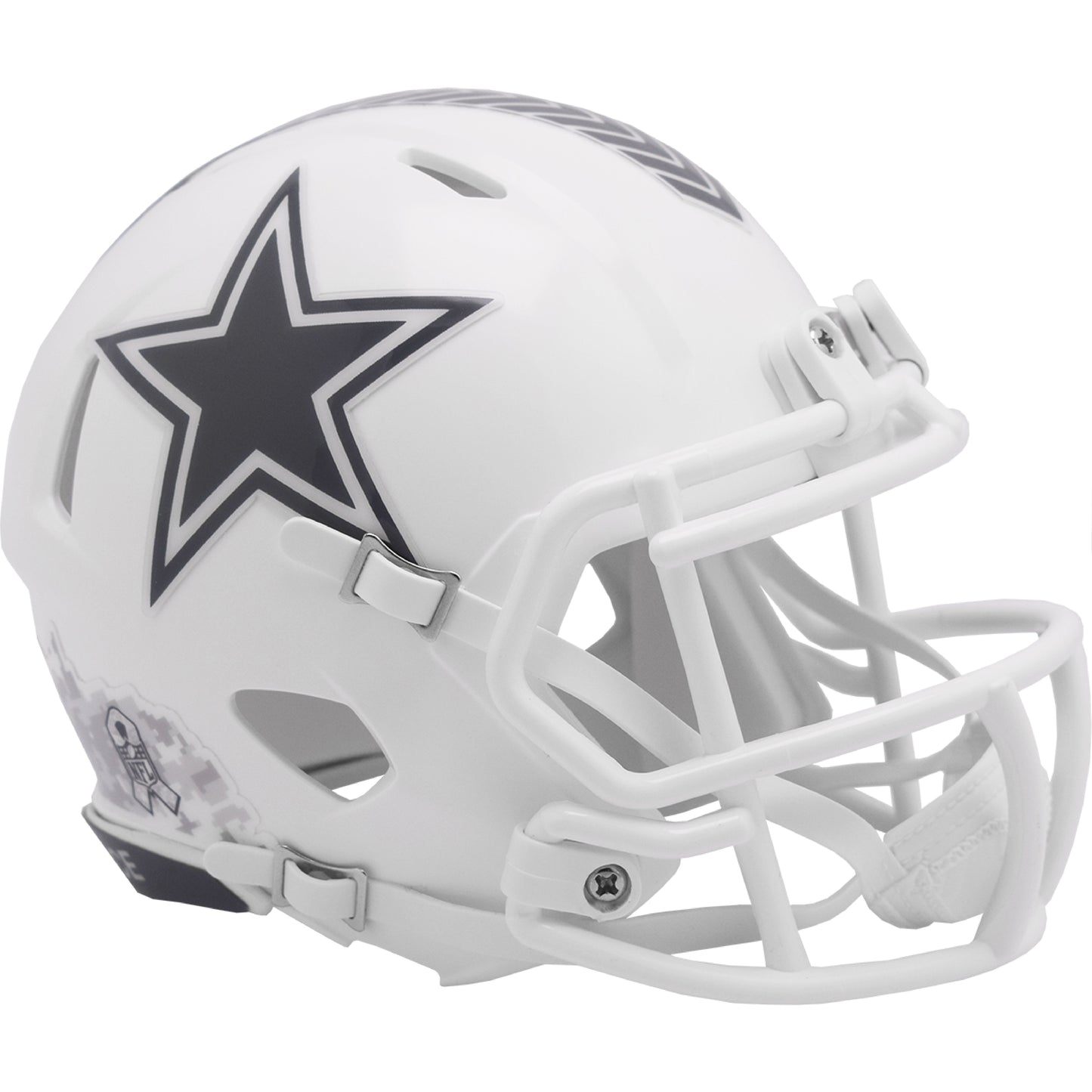 Dallas Cowboys 2024 Salute to Service Riddell Speed Mini Football Helmet