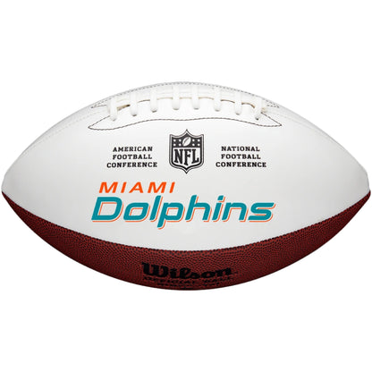 Miami Dolphins Embroidered Logo Signature Series Full Size Football