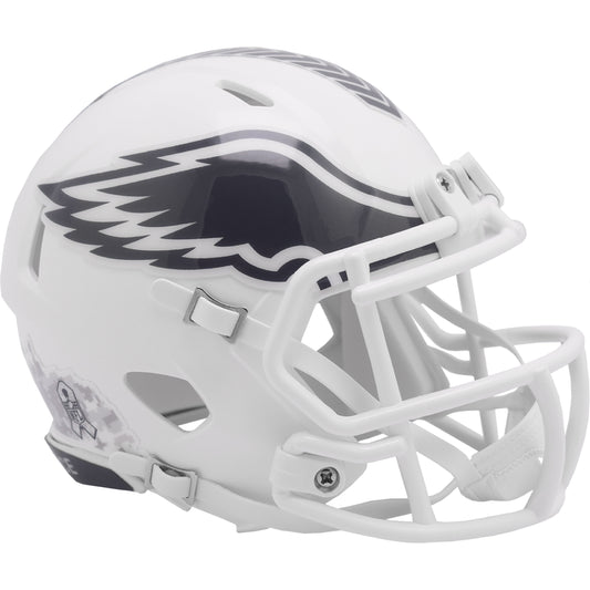 Philadelphia Eagles 2024 Salute to Service Riddell Speed mini Football Helmet NFL