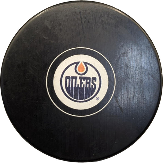 Edmonton Oilers Souvenir Hockey Puck NHL Officially Licensed