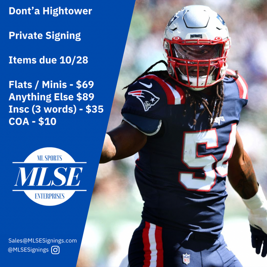 Dont'a Hightower Autograph Signing Pre-Order