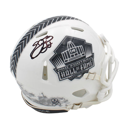 Emmitt Smith Autographed Hall Of Fame Speed Mini Helmet