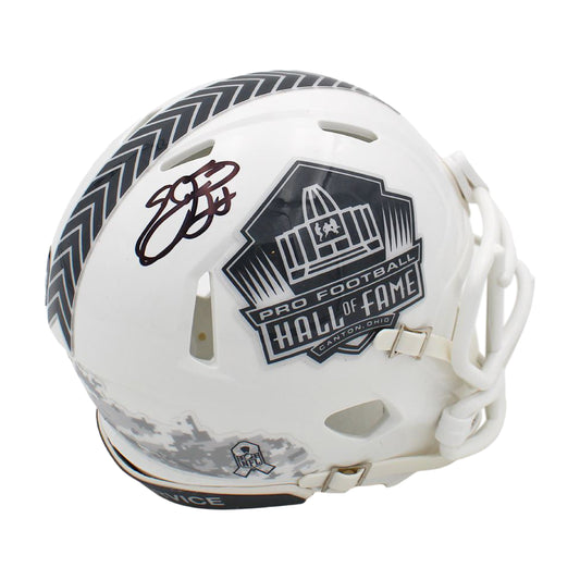 Emmitt Smith Autographed Hall Of Fame Speed Mini Helmet