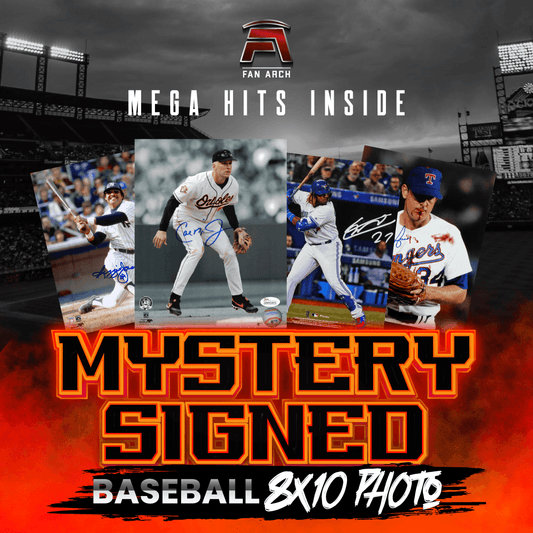 Mystery Signed Baseball 8x10 Photo