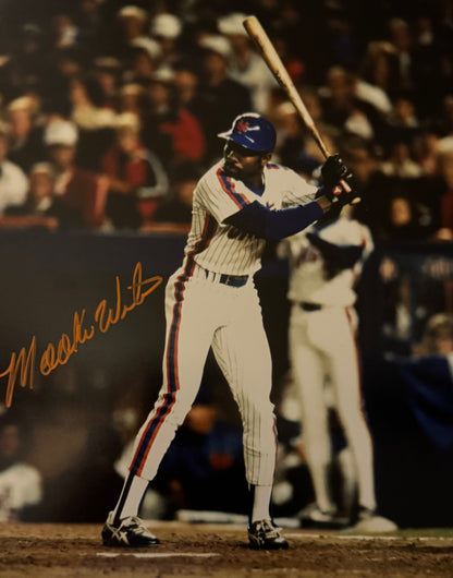 Mookie Wilson Signed 8x10 Photo - Black Friday Special