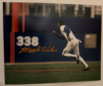 Mookie Wilson Signed 8x10 Photo - Black Friday Special