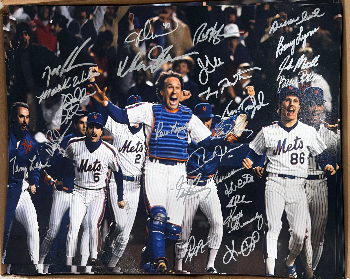 1986 Mets 16x20 Photo NO COA