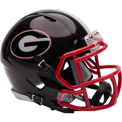Georgia Bulldogs "Black" Speed Full-Size Replica Football Helmet