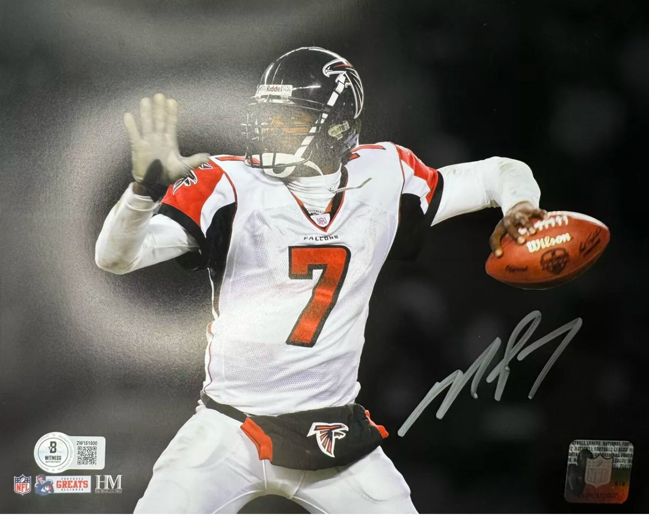 Michael Vick Signed 8 x10 - Black Friday Special