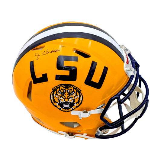 Ja'Marr Chase Signed LSU Tigers Full Size Authentic Helmet - Beckett
