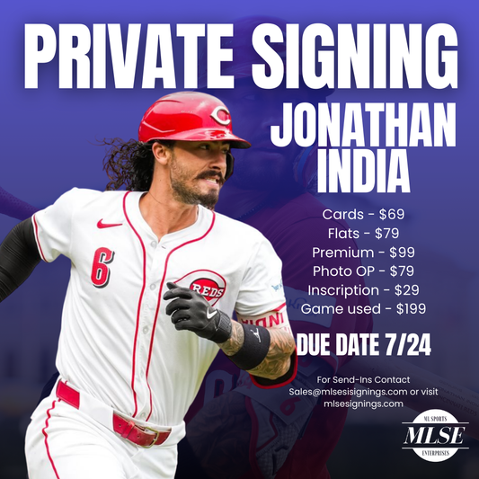 Jonathan India Signing Pre-Order