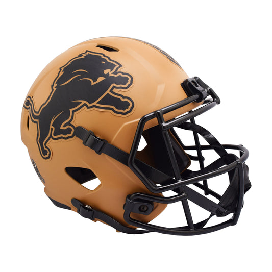 Detroit Lions 2023 Salute to Service Riddell Speed Replica Football Helmet NFL