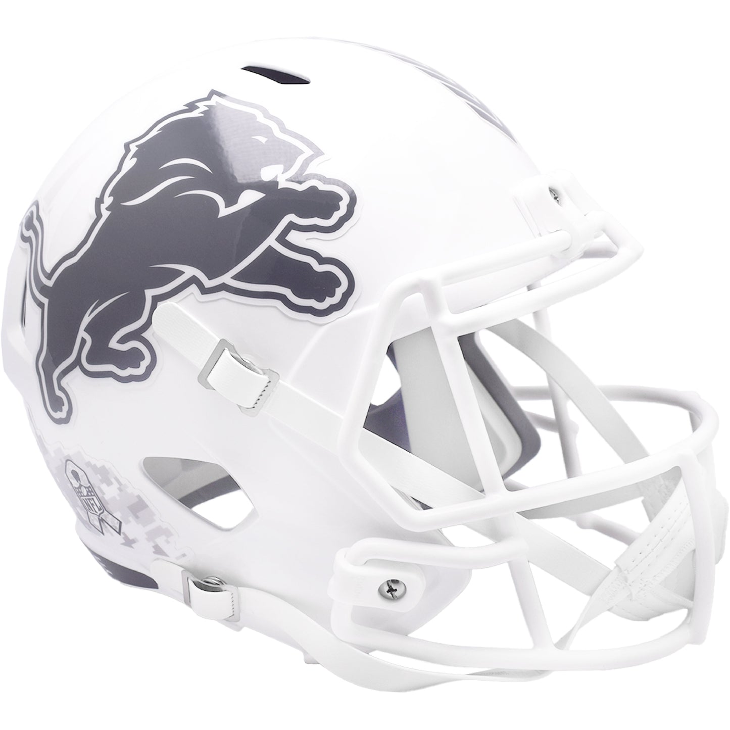 Detroit Lions 2024 Salute to Service Riddell Speed Replica Football Helmet