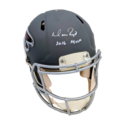 Matt Ryan Signed 2016 MVP Falcons Custom F/S Authentic Helmet - Beckett
