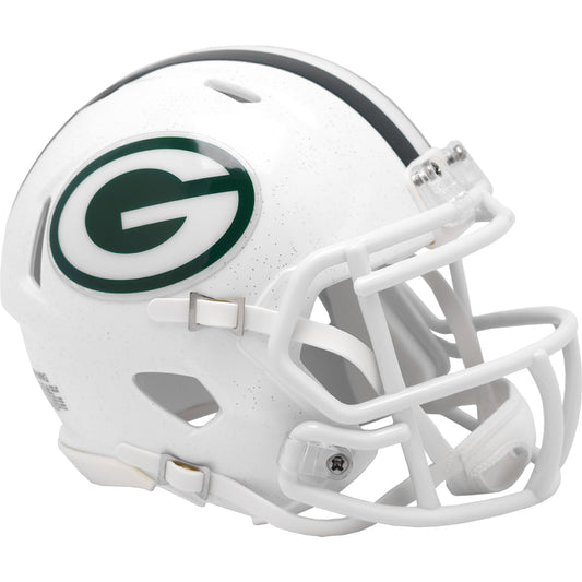 GREEN BAY PACKERS Riddell 2024 On-Field Alternate Speed Mini  Football Helmet NFL