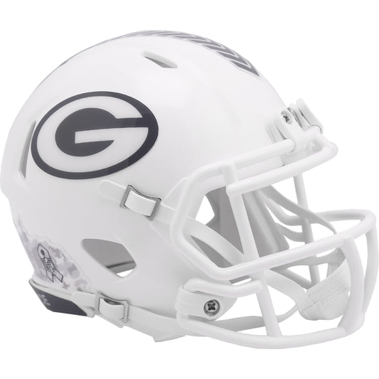 Green Bay Packers 2024 Salute to Service Riddell Speed Mini Football Helmet NFL