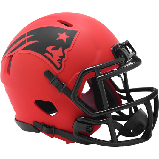 New England Patriots RAVE Speed Mini Football Helmet NFL