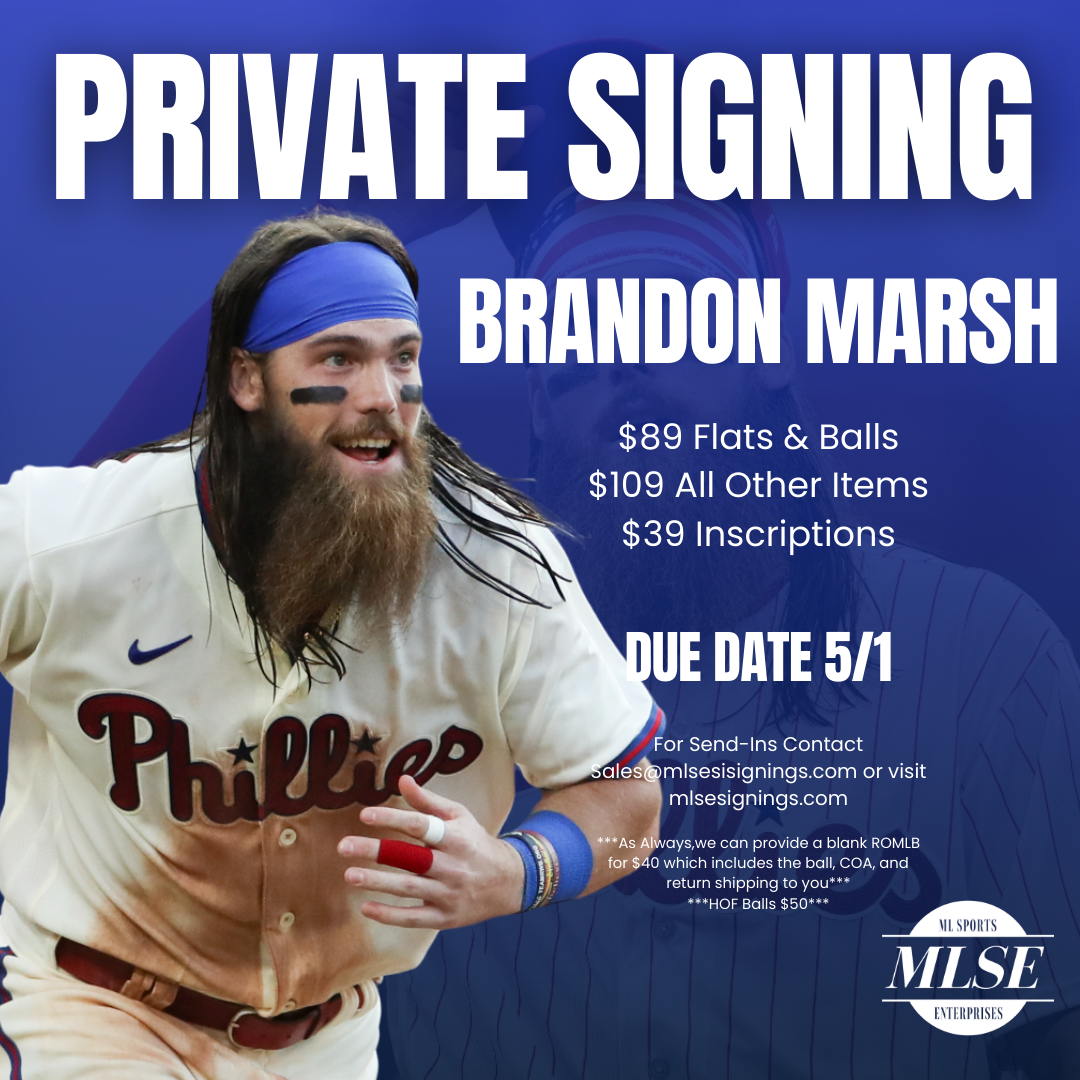 Brandon Marsh Signing Pre-Order