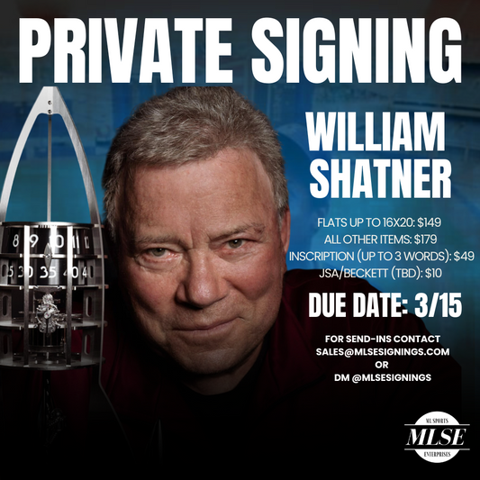 William Shatner Signing Pre-Order
