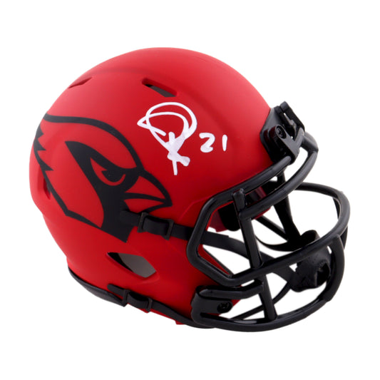 Patrick Peterson Signed Cardinals Rave Speed Mini Helmet - Beckett