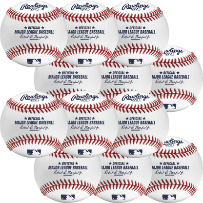 ROMLB Rawlings Official MLB Leather Game Baseball Robert Manfred - 12