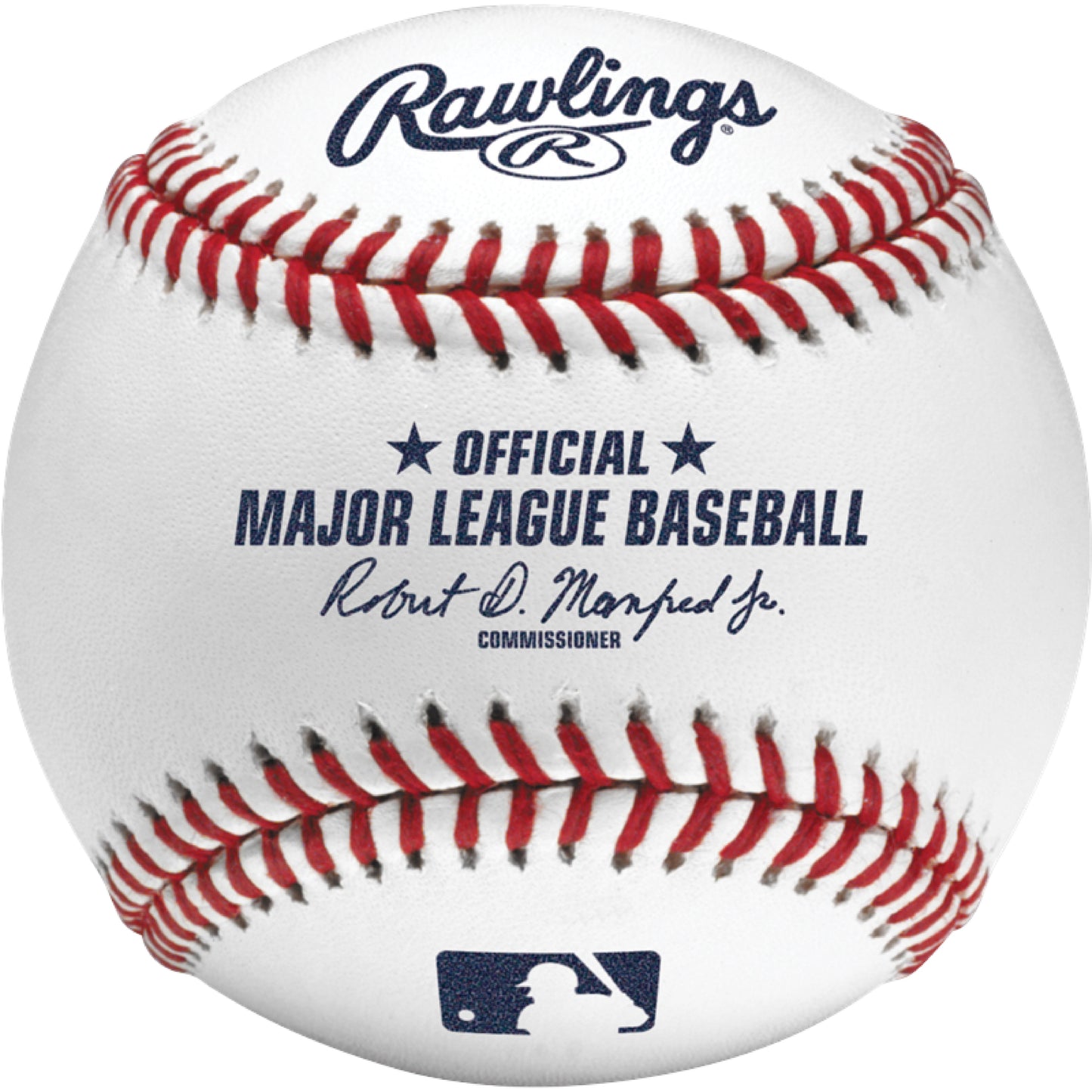 ROMLB Rawlings Official MLB Leather Game Baseball Robert Manfred - 1