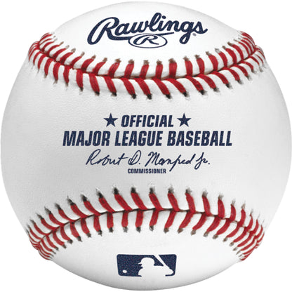 ROMLB Rawlings Official MLB Leather Game Baseball Robert Manfred - 1