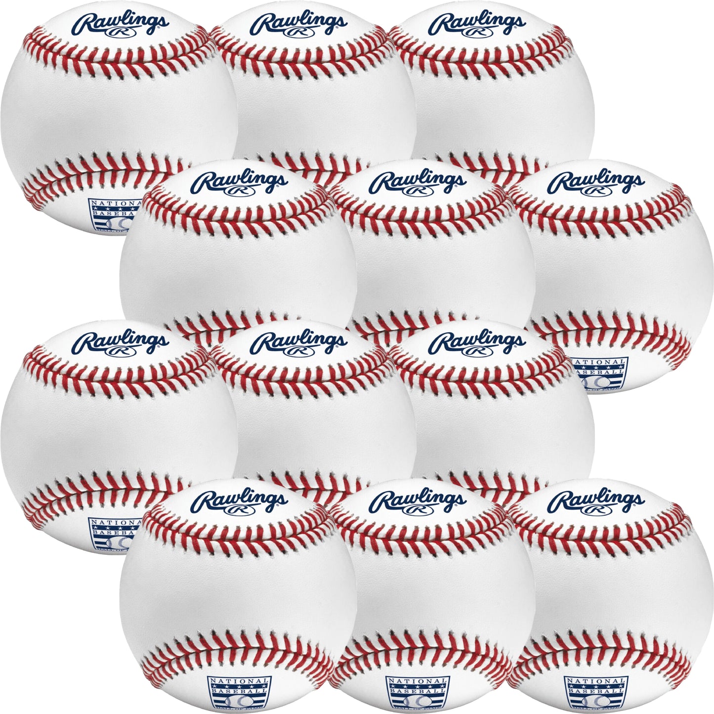 Rawlings Official HOF MLB Leather Game Baseball Robert Manfred - 12