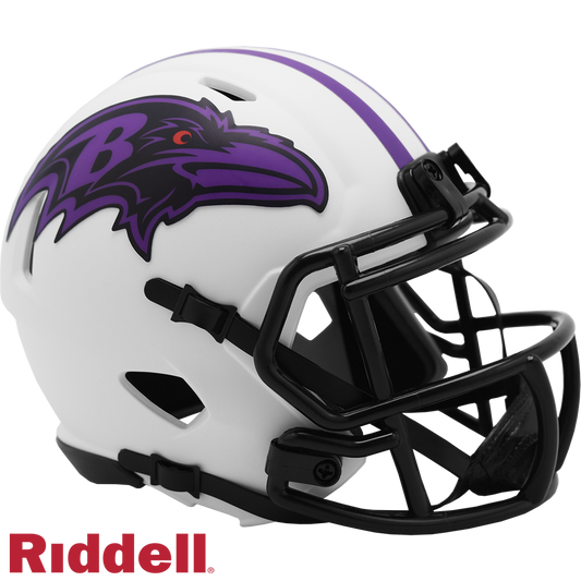 Baltimore Ravens Lunar Mini Football Helmet